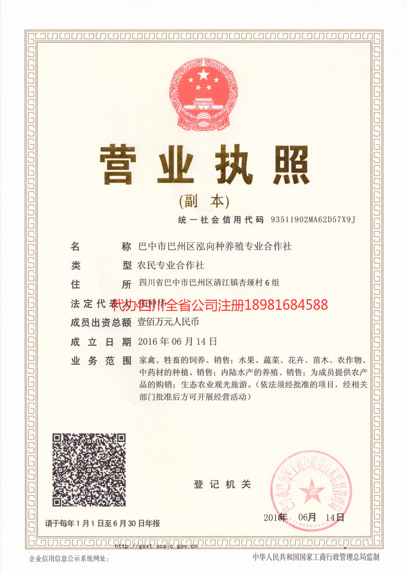 永城永城泓向种养殖专业合作社